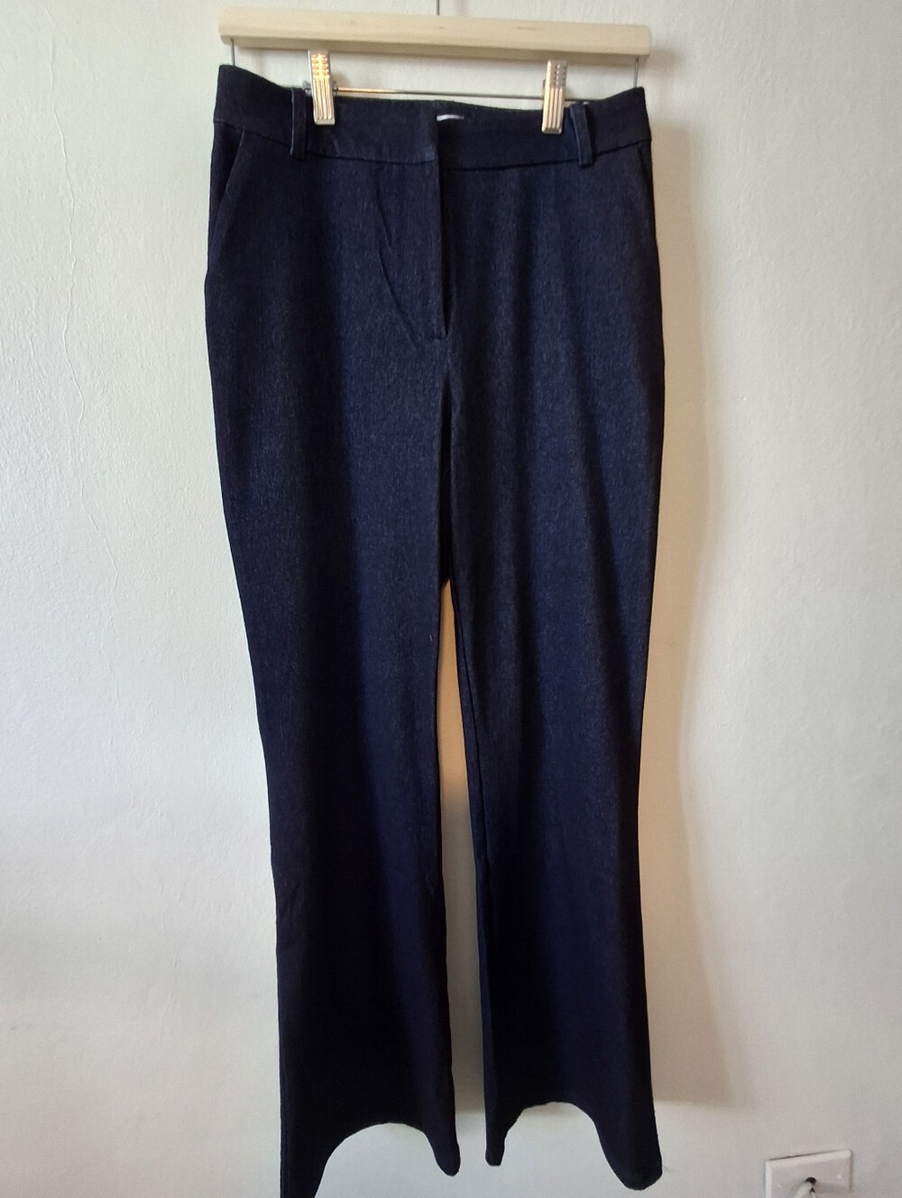 Ovi Women's Dark Denim Straight-Leg Dress Pants